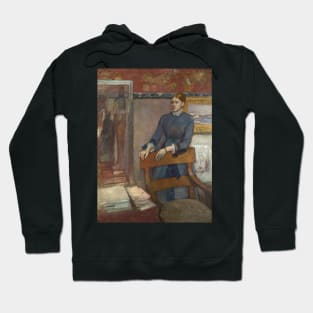 Helene Rouart in her Father's Study by Edgar Degas Hoodie